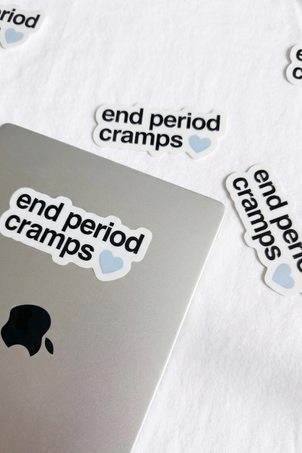 end period cramps sticker packs