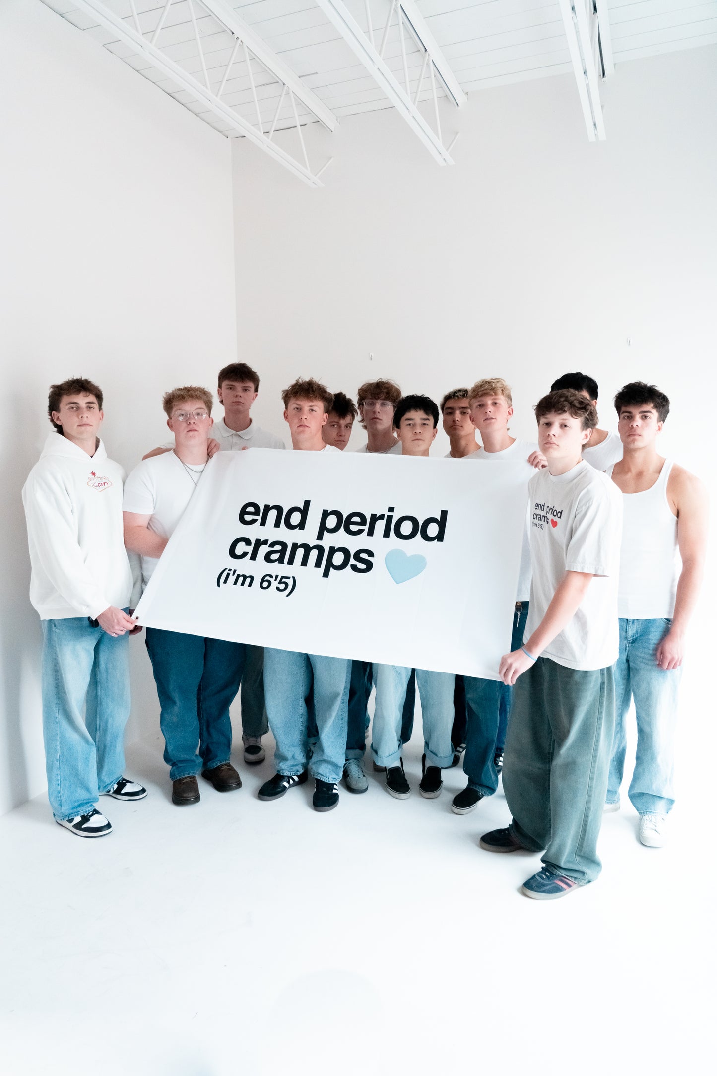 end period cramps flag
